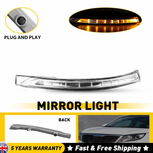 Left wing mirror indicator - wing,