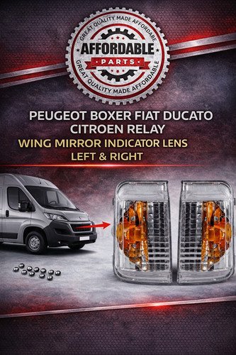 Mirror indicator lens - indicator, left