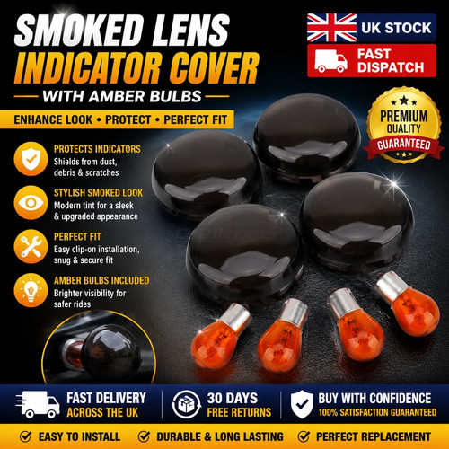 Indicator lense kit smoked - indicator,