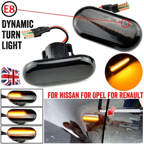 Black smoked lens side - black,